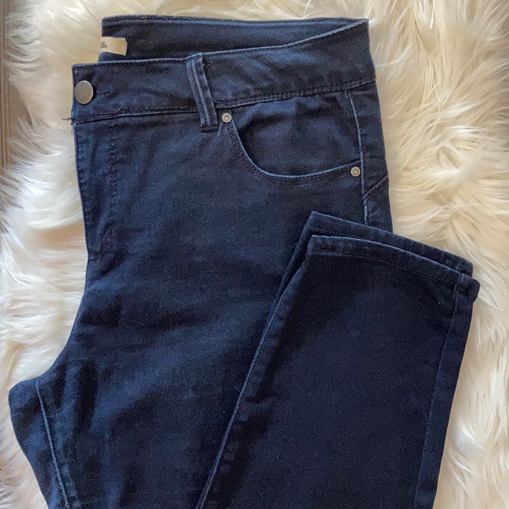 D.Jeans, Dark Denim Skinny, Stretch, Curvy, Plus, 16